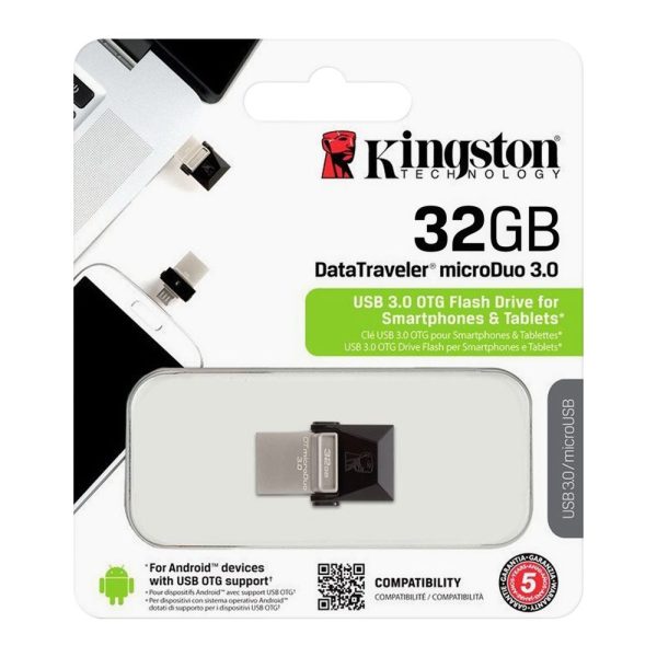 32GB KINGSTON USB 3.0 OTG USB DT MICRO DUO