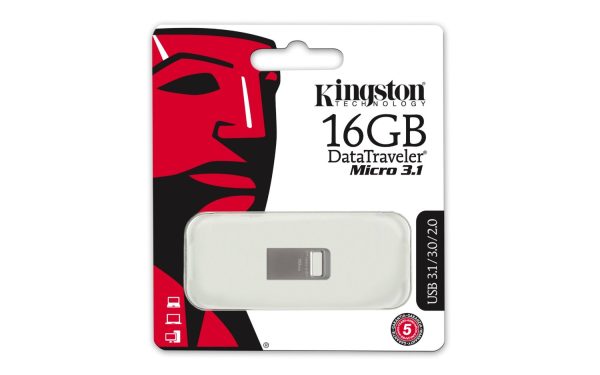 16GB KINGSTON USB 3.1 USB DATA TRAVELLER MICRO DTMC3