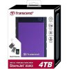 4TB TRANSCEND USB3 ANTISHOCK HDD (US MILITARY STANDARD), ONE TOUCH BACK UP, PASSWORD PROTECTION