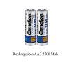 Camelion 2700mAh Battery AA 2 Cell Pack