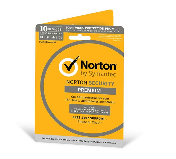Norton SECURITY STANDARD PREMIUM 10 USERS (RETAIL PACK)