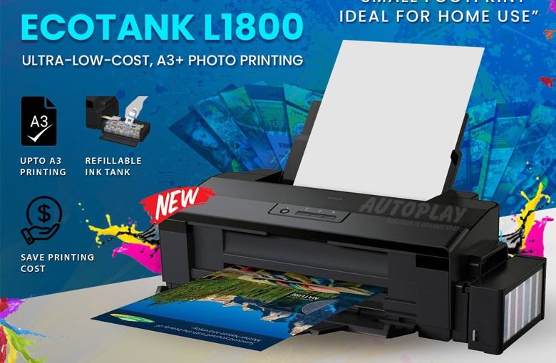 Experience superior A3 printing with the Epson L1800 Printer. Unlock professional-quality prints with precision and detail, perfect for photography, design, and creative projects. Elevate your printing experience with this versatile and high-performance printer from Epson