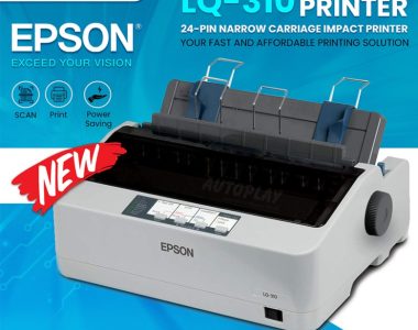 Unleash productivity with the Epson LQ-310 Dot Matrix Printer. Built for reliability and efficiency, this printer offers high-speed performance and versatile connectivity options. Perfect for businesses requiring durable, cost-effective printing solutions.
