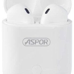 ASPOR A616 AirPods: Immerse in HIFI Sound with 5.0 BT and Wireless Charging