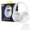 Baseus AeQur GH02 Gaming Wireless Headphones - Moon White
