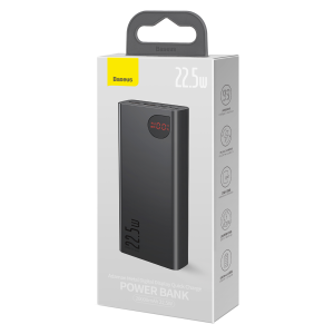 Baseus Adaman 20000mAh 22.5W Metal Power Bank with Digital Display - Black